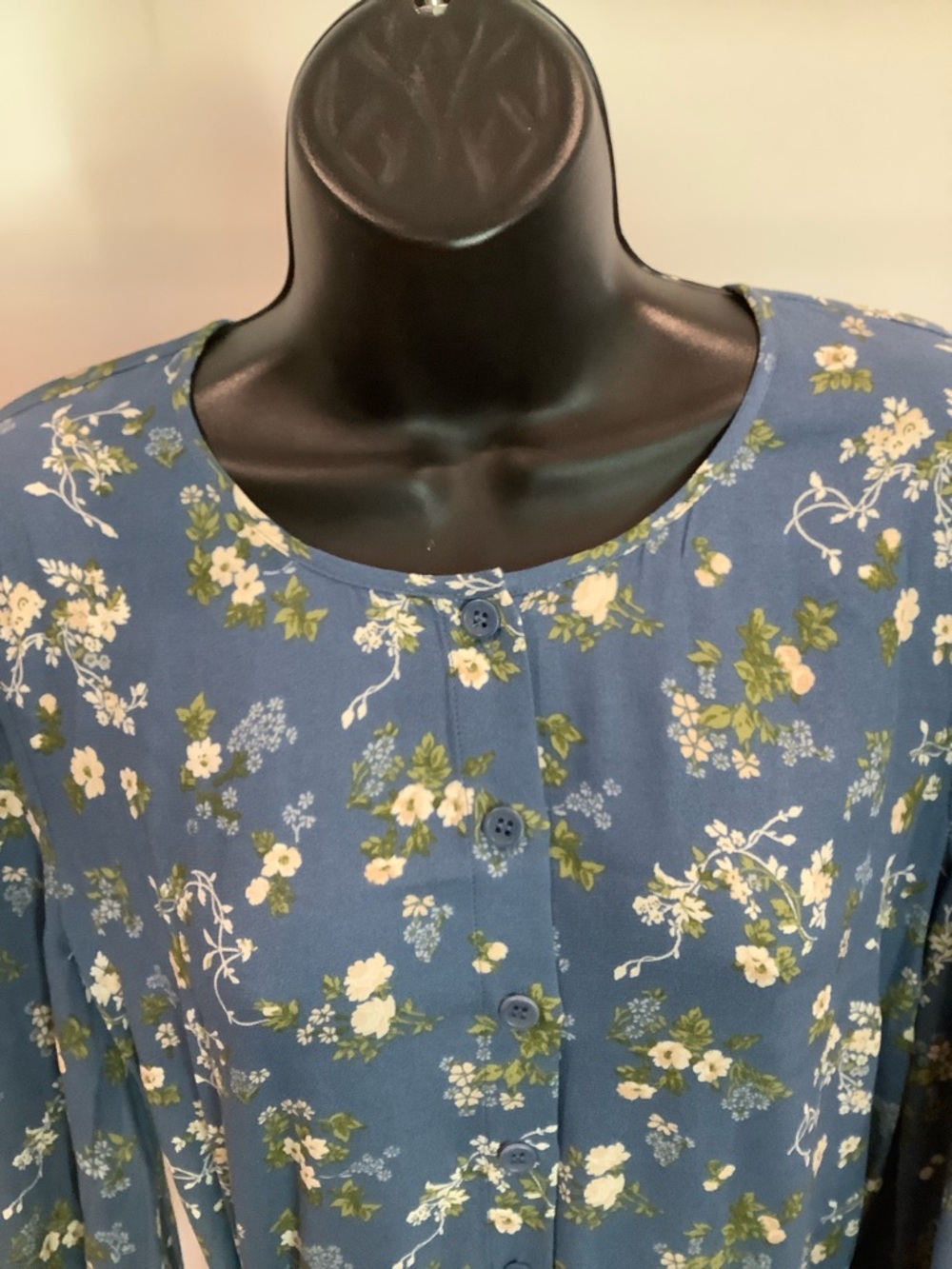 REFORMATION Lisse Midi Dress Avery Blue Floral Print Size 10 - Picture 6 of 14